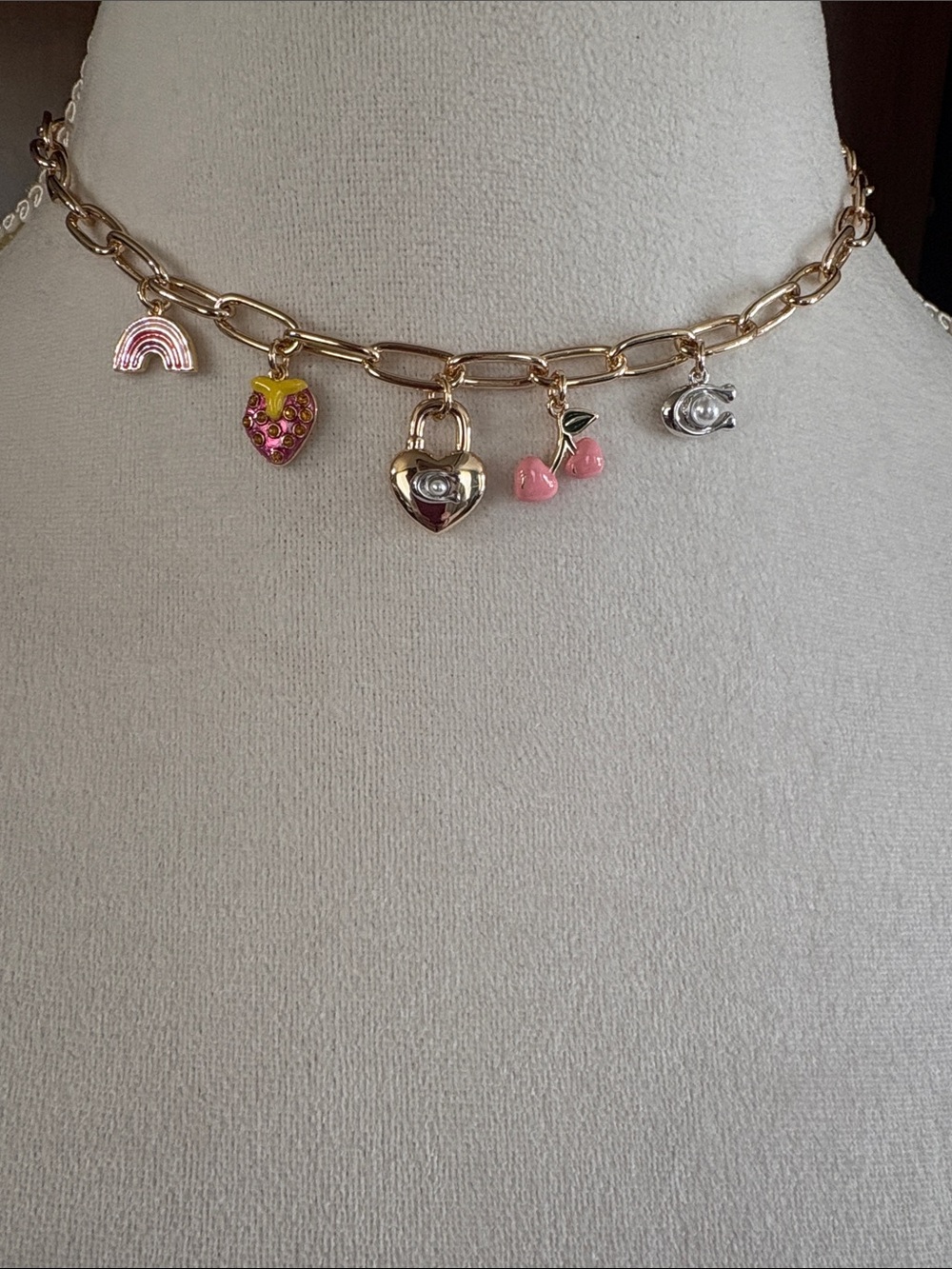 Coach Charm Necklace